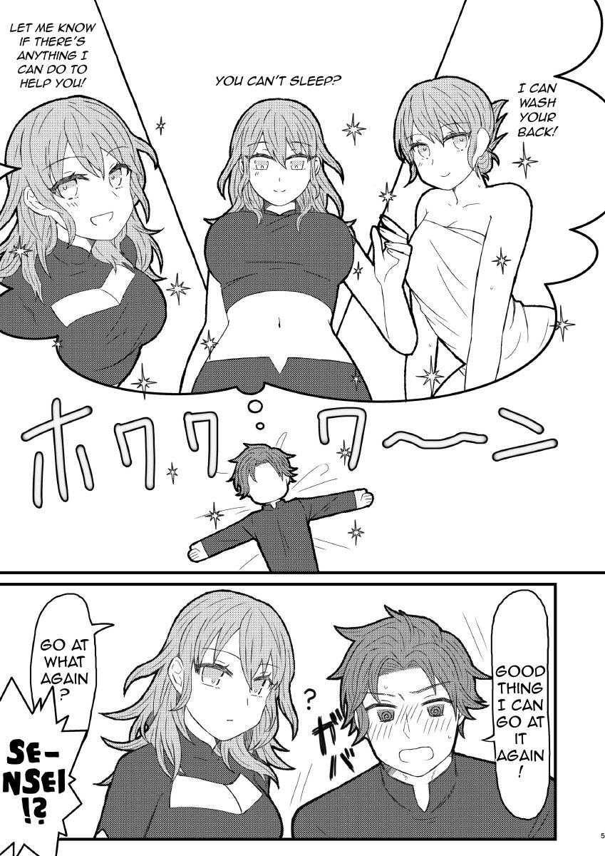 Byleth Sensei ga Mune de Shite kureru Hon page 4 full