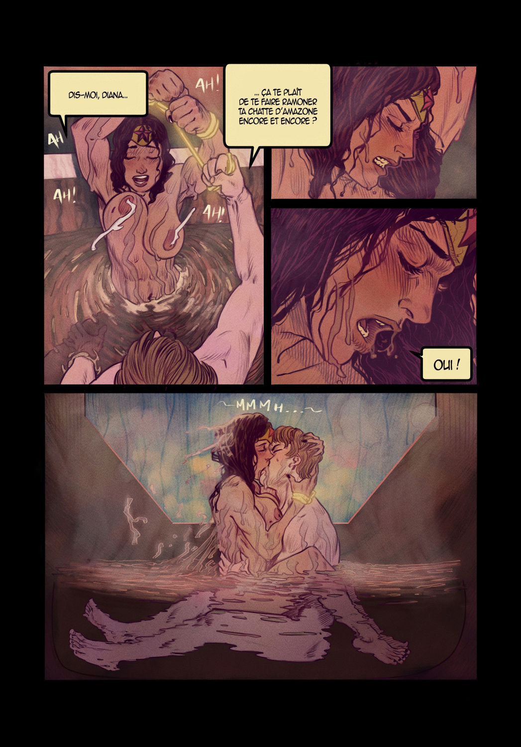 Wonder Woman's "Bathroom Break" page 6 full