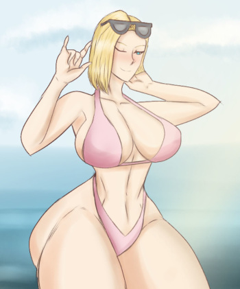 Android-18 x Krillin cover