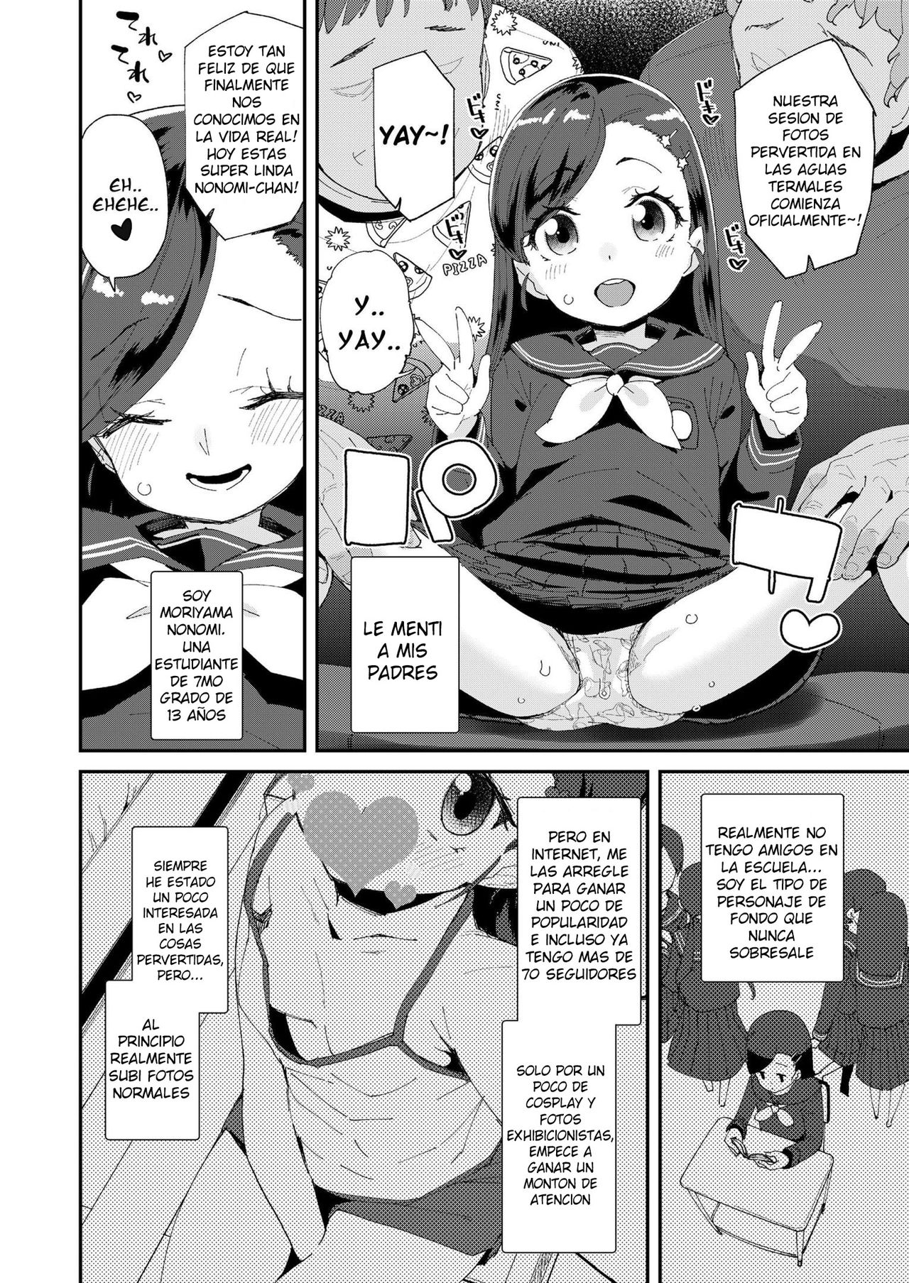 Uraaka Yatteru Nonomi-chan -Koshitsu Onsen Dosukebe Gasshuku- page 2 full