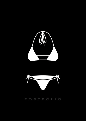 Bikini portfolio cover