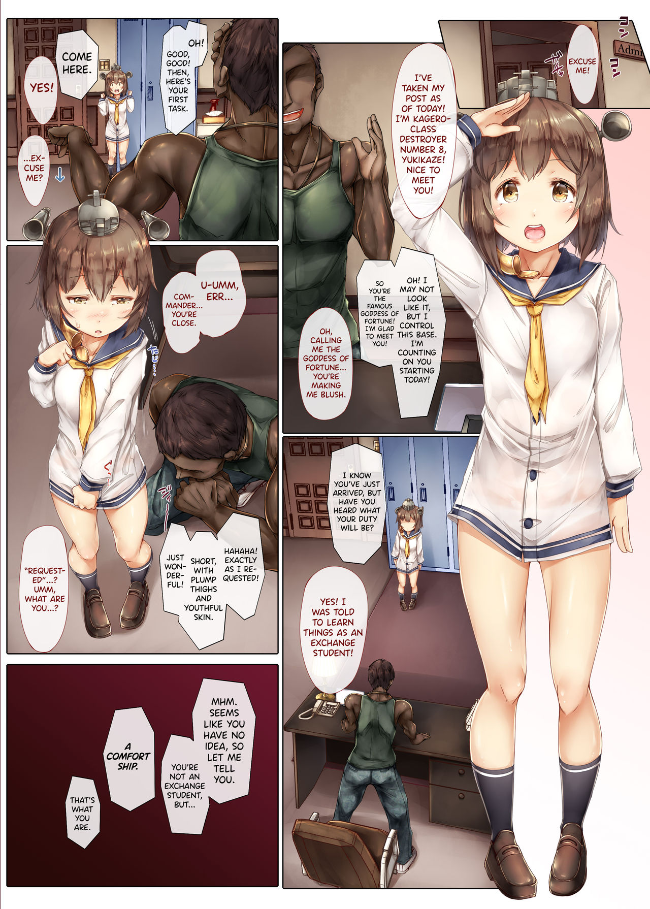 Shinjite Okuridashita Yukikaze ga Gaikokujin Shireikan ni Netorareru Hanashi page 5 full