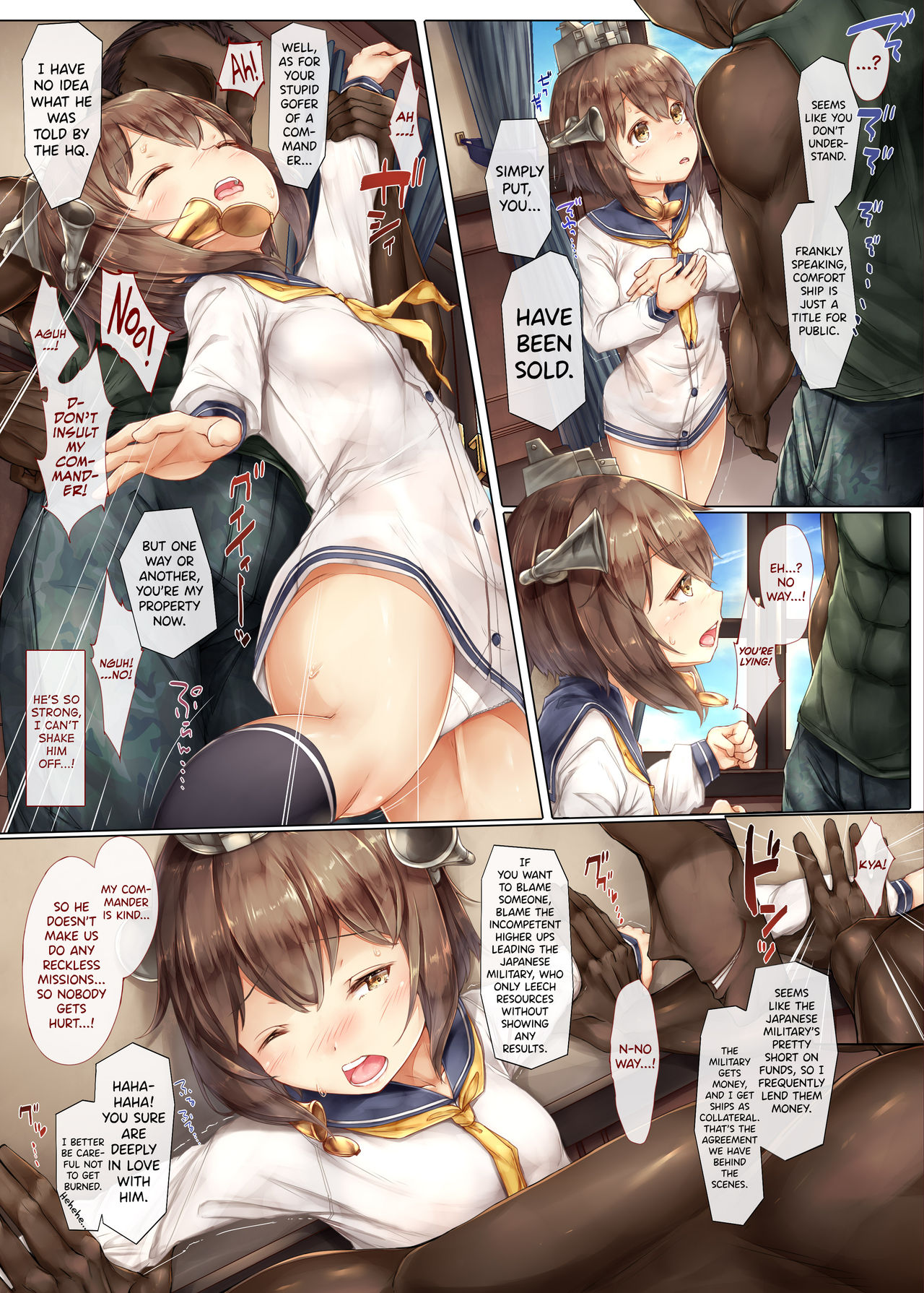 Shinjite Okuridashita Yukikaze ga Gaikokujin Shireikan ni Netorareru Hanashi page 6 full