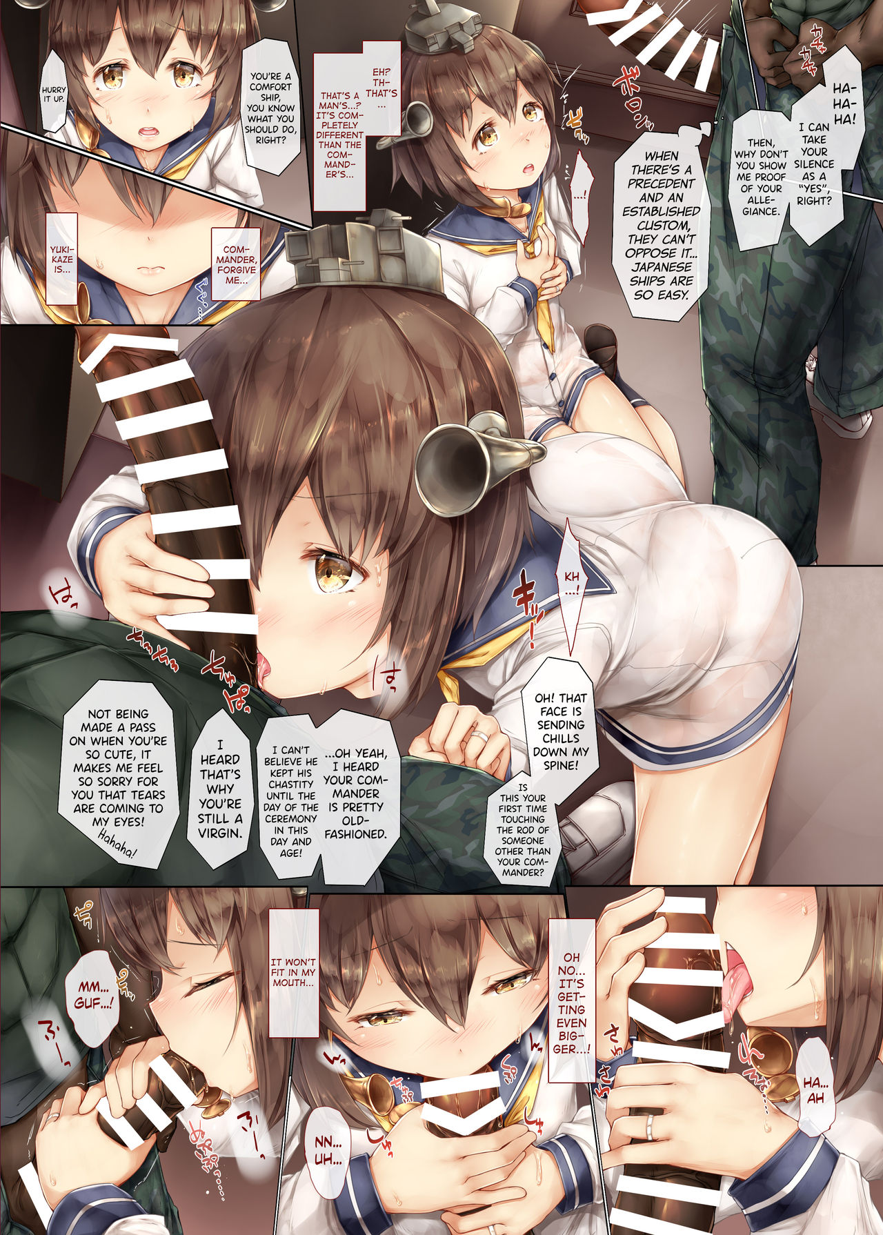 Shinjite Okuridashita Yukikaze ga Gaikokujin Shireikan ni Netorareru Hanashi page 9 full