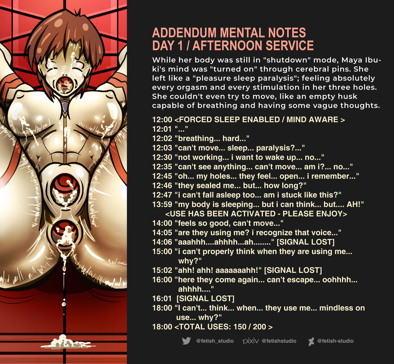 伊吹マヤ Maya Ibuki - Condom Catsuit in 敗者の扉 The Door of the Defeated page 4 full