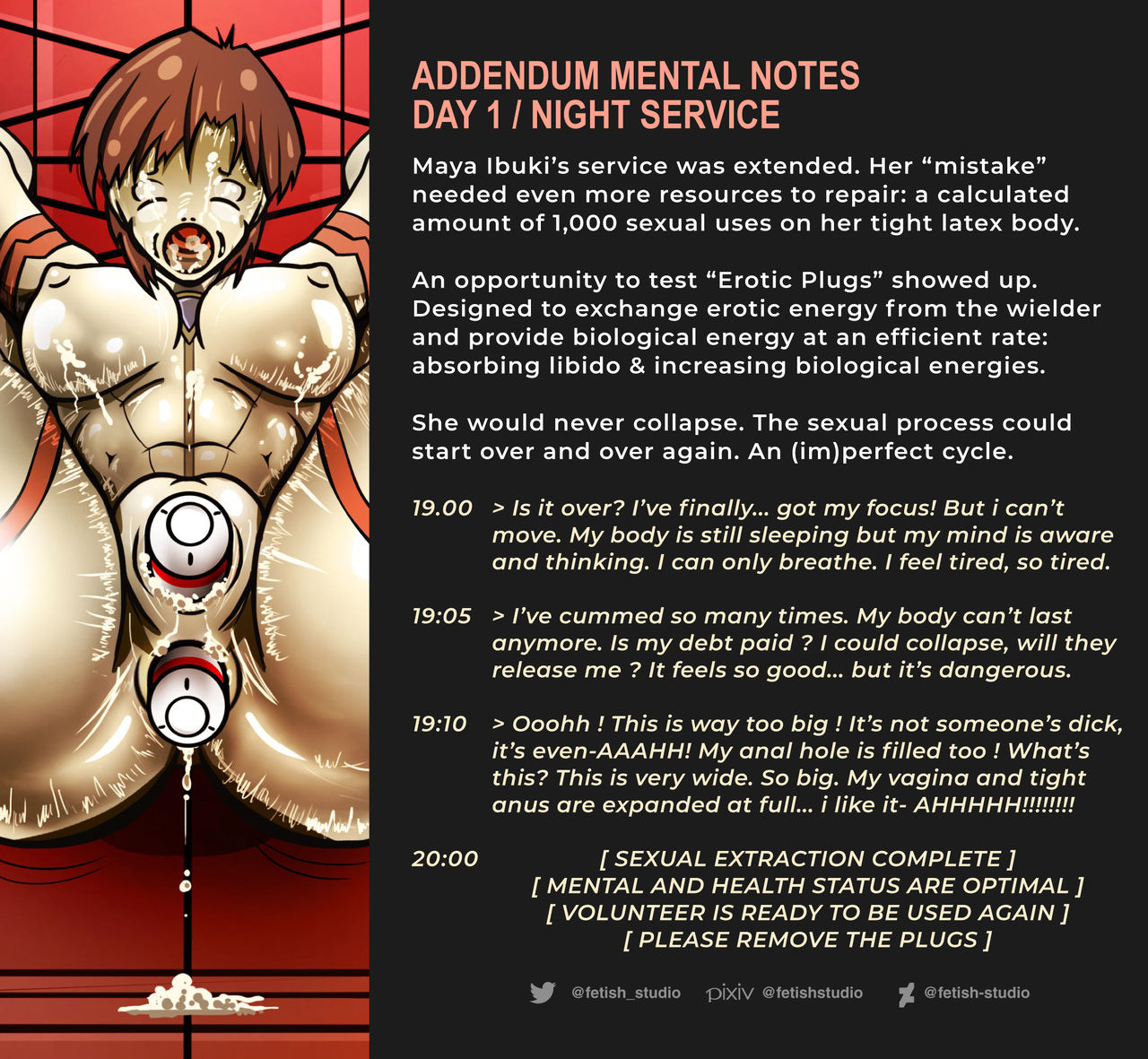 伊吹マヤ Maya Ibuki - Condom Catsuit in 敗者の扉 The Door of the Defeated page 6 full