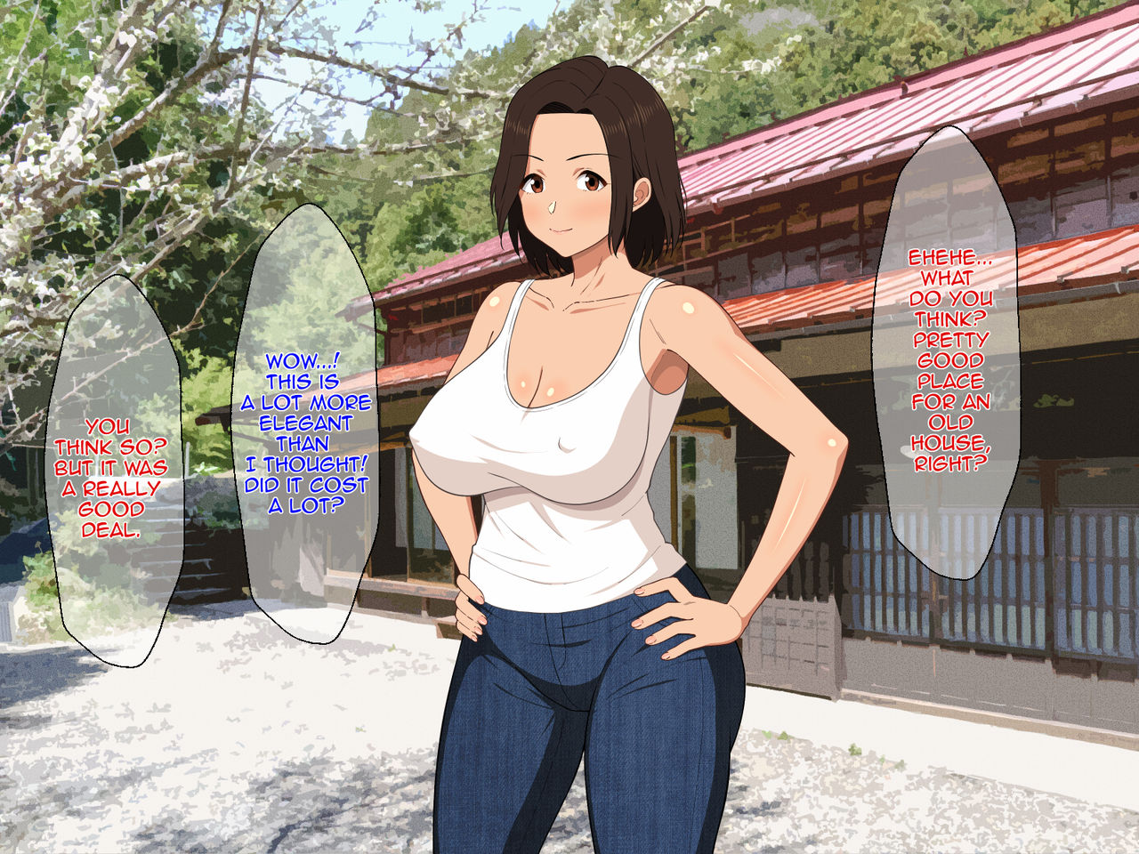 Manatsu no Inaka de Asedaku ni Natte Musaboriau Oyako | Mother and Son Sweating and Lusting for Each Other in The Midsummer Countryside page 8 full