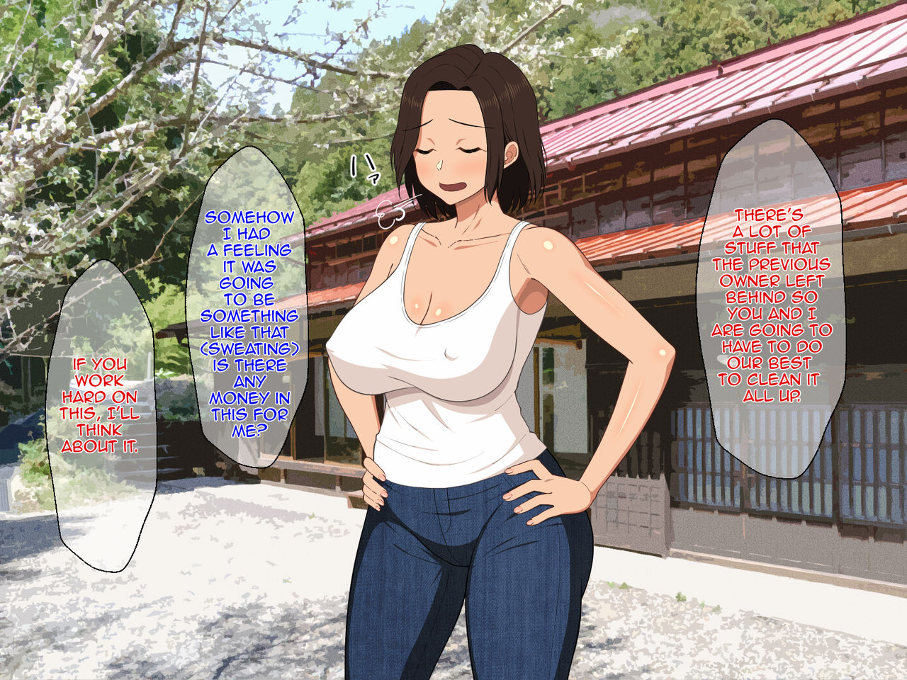 Manatsu no Inaka de Asedaku ni Natte Musaboriau Oyako | Mother and Son Sweating and Lusting for Each Other in The Midsummer Countryside page 9 full