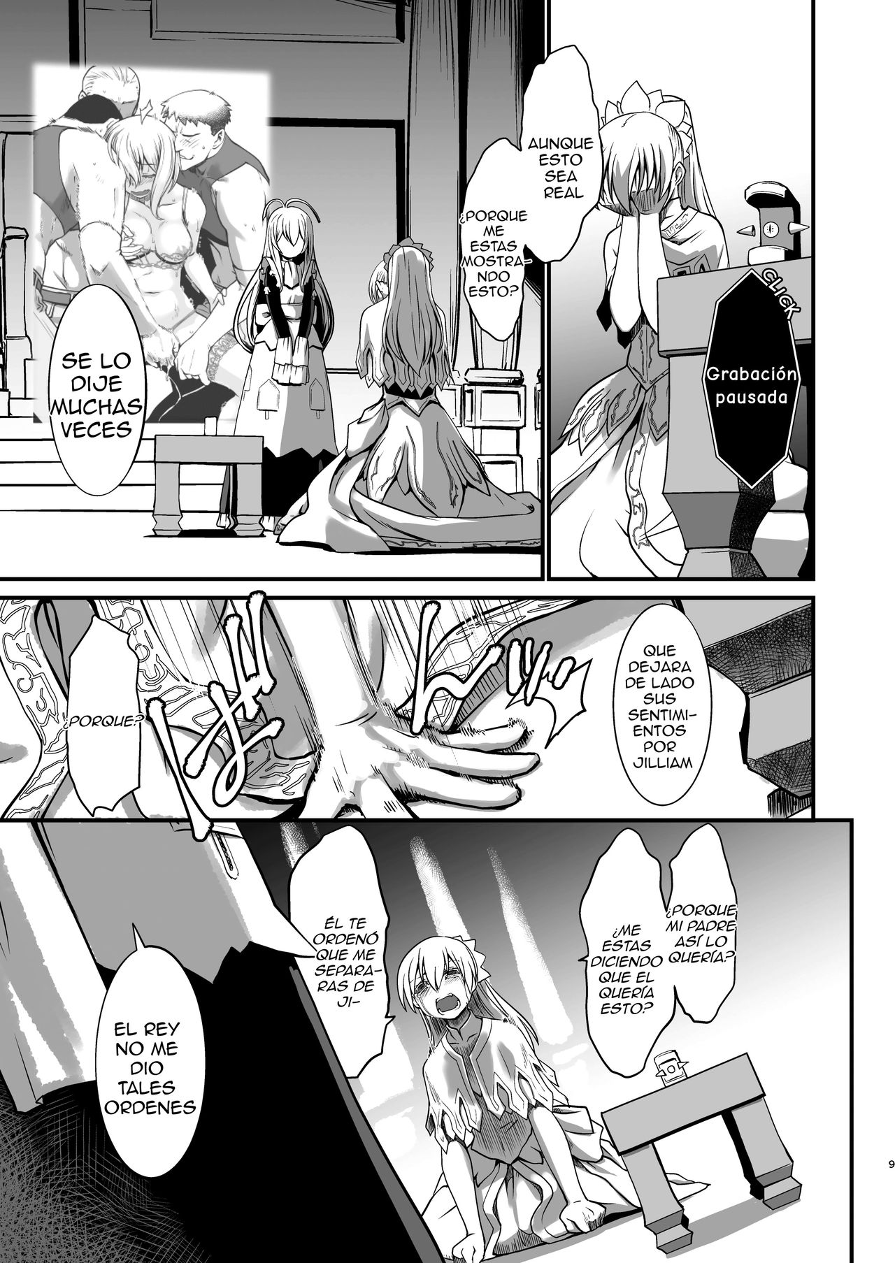Kishi Danchou Kairakusu Nyoshin Henka ni Kusshita Kishi Ch. 4 | Así el caballero comandante se volvió la princesa caballero page 8 full