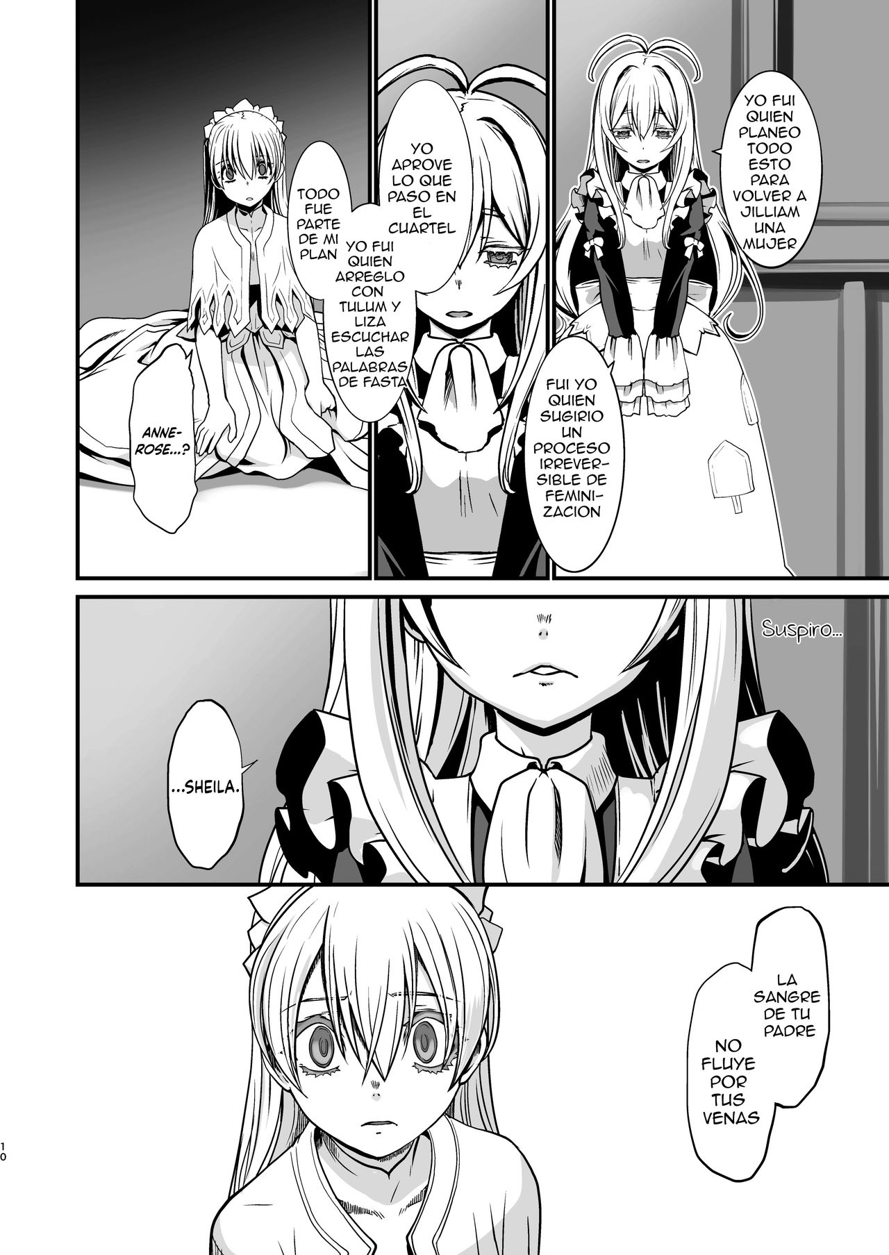 Kishi Danchou Kairakusu Nyoshin Henka ni Kusshita Kishi Ch. 4 | Así el caballero comandante se volvió la princesa caballero page 9 full