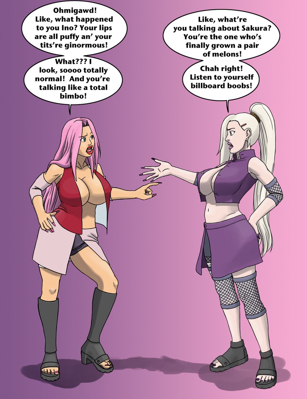 Naruto Bimbofication page 2 full
