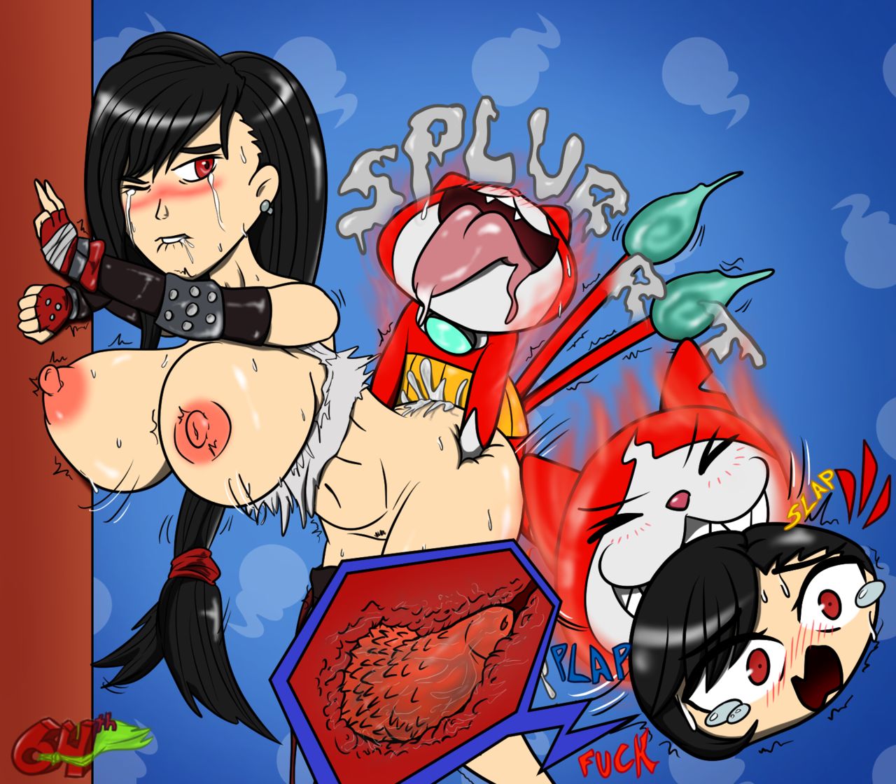 Youkai Watch Dissidia: Tifa Gets Wib Wobbed page 10 full
