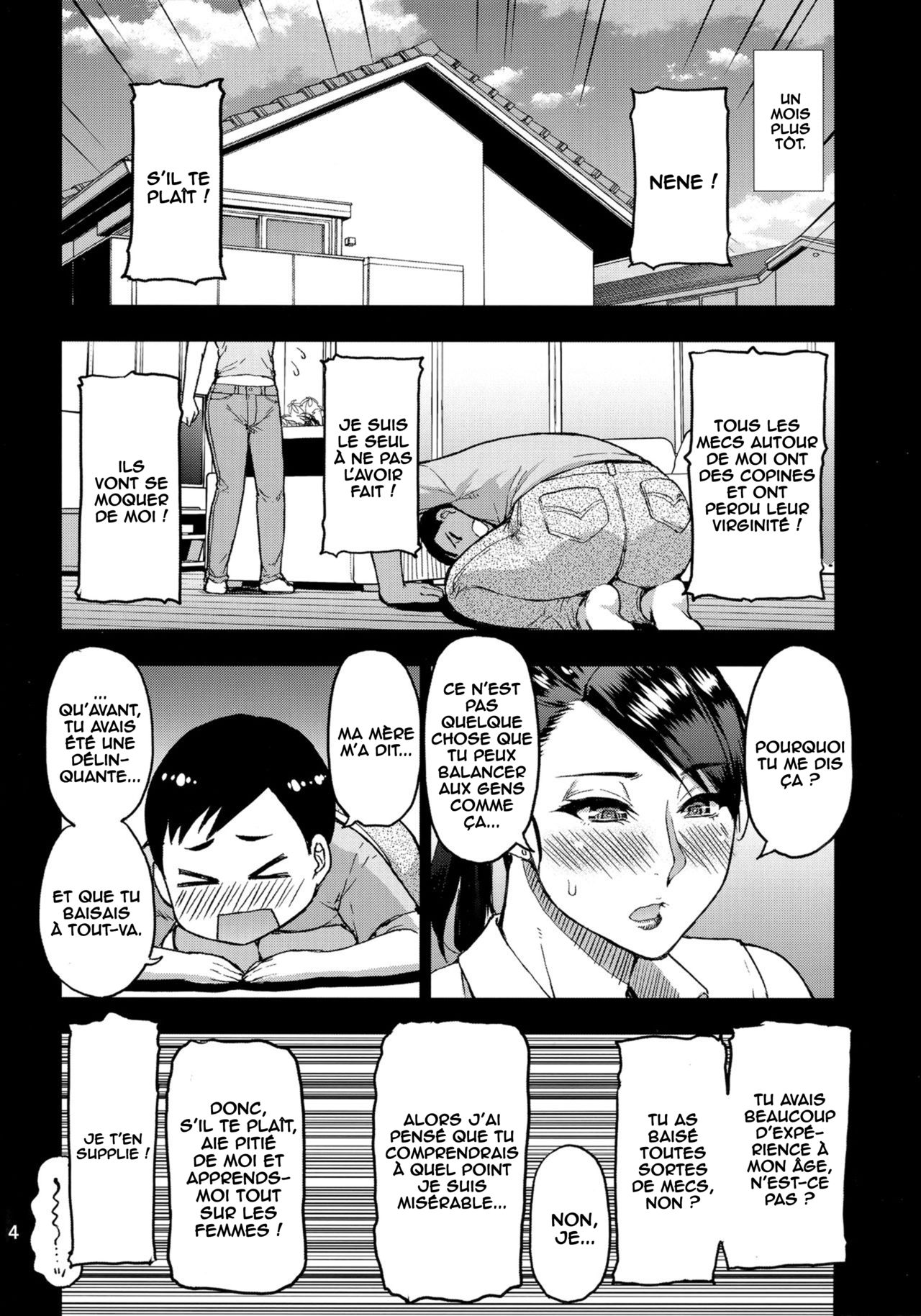 Motoyan Hitozuma Jukujo no Oba-san ni Seishori o Onegai shita. page 3 full