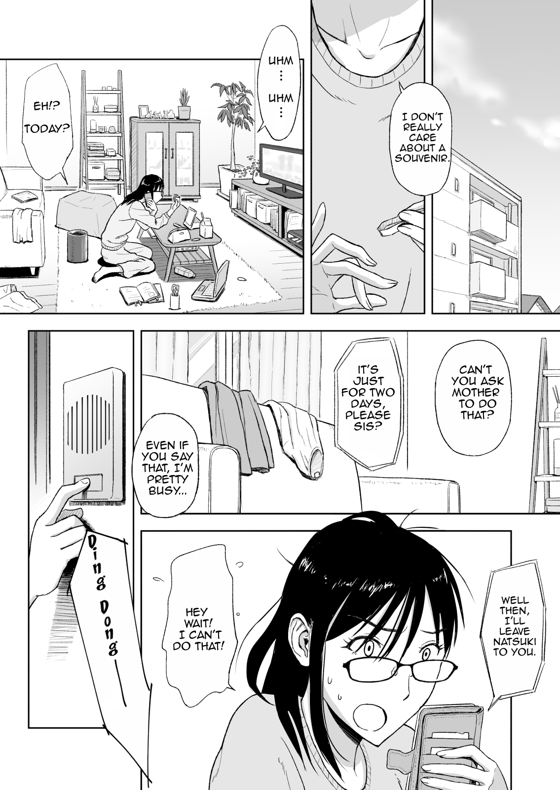 Konkatsu ni Hagemu Oba wa Oi ni Motomerarete Choppiri Ureshii | Marriage Seeking Aunt is a Little Glad About Being Pursued by Her Nephew. page 2 full