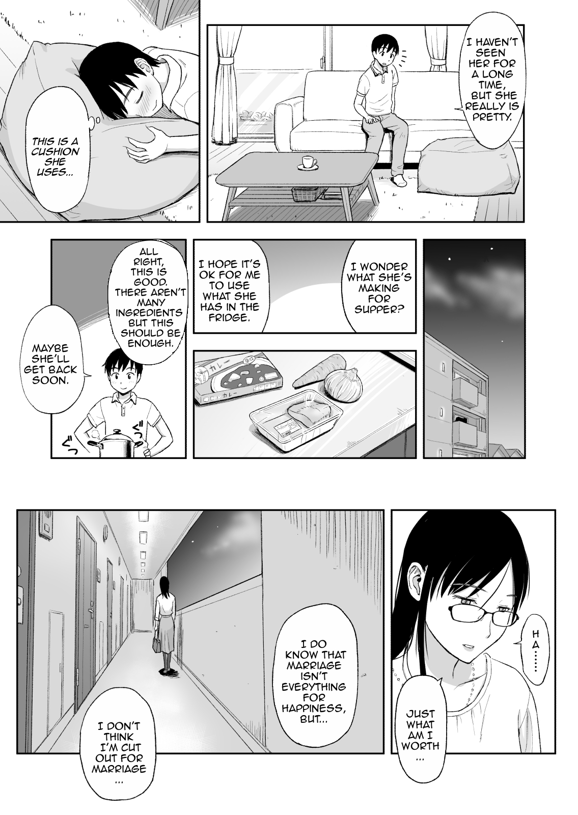 Konkatsu ni Hagemu Oba wa Oi ni Motomerarete Choppiri Ureshii | Marriage Seeking Aunt is a Little Glad About Being Pursued by Her Nephew. page 4 full