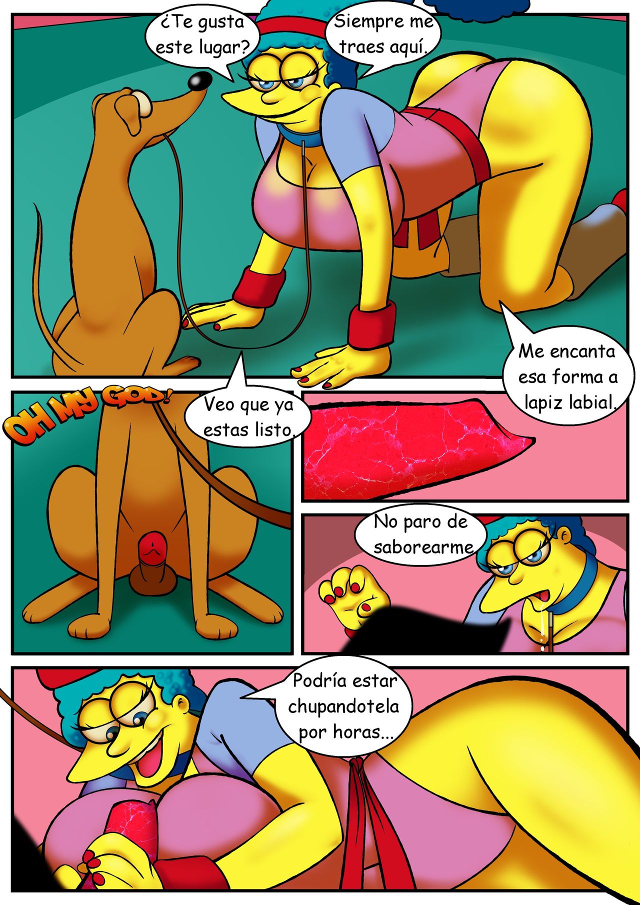 Simpsons xxx - Bestialidad  ESPAÑOL page 4 full