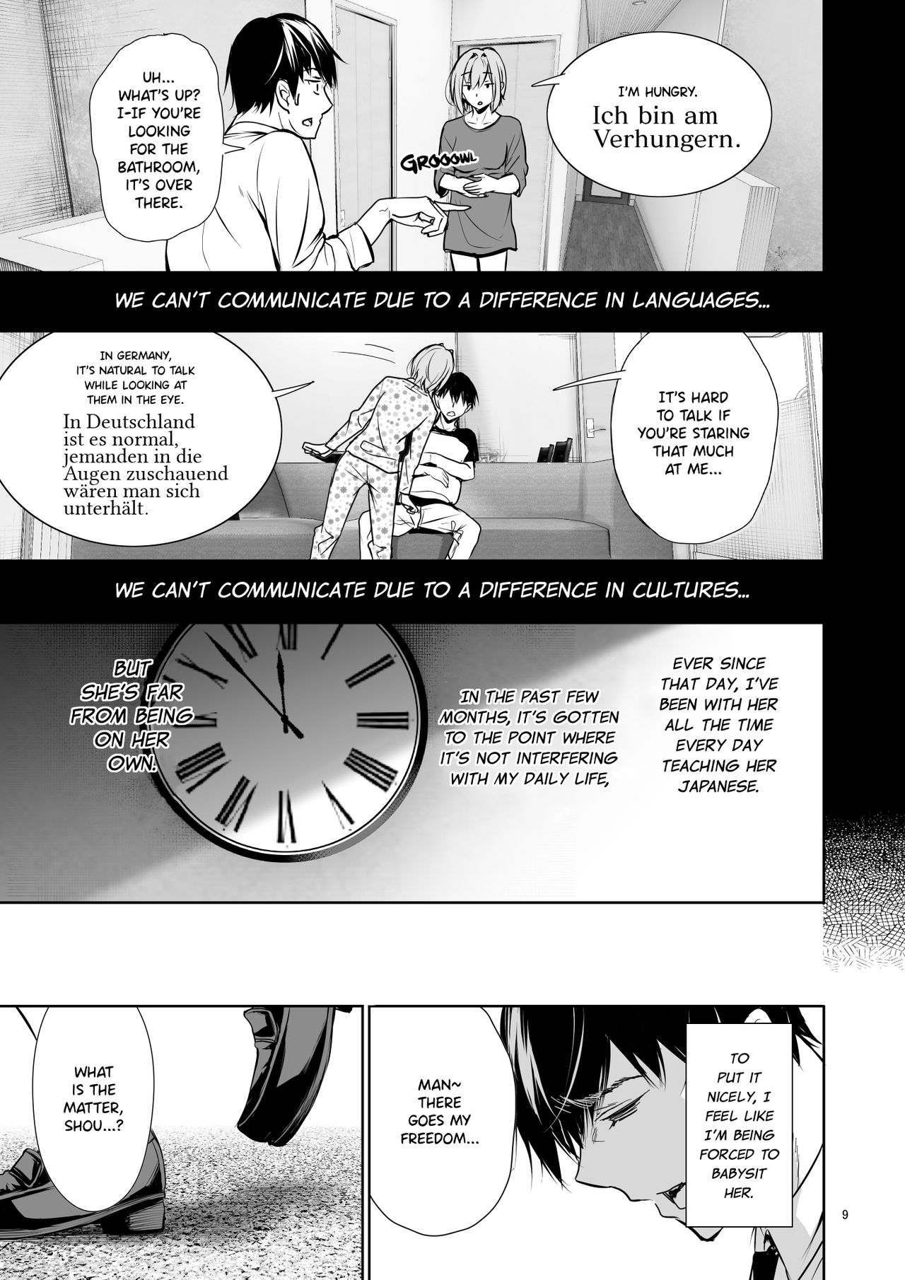 Homestay-chu no Doitsu Musume ga Issho ni Furo ni Haitte Kuru Wake | The Reason Why a German Girl Takes a Bath Together With Me on Her Homestay page 9 full