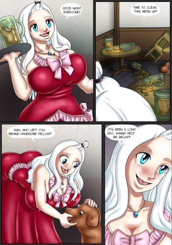 Fairy Tail dog days 04. Mirajane cover