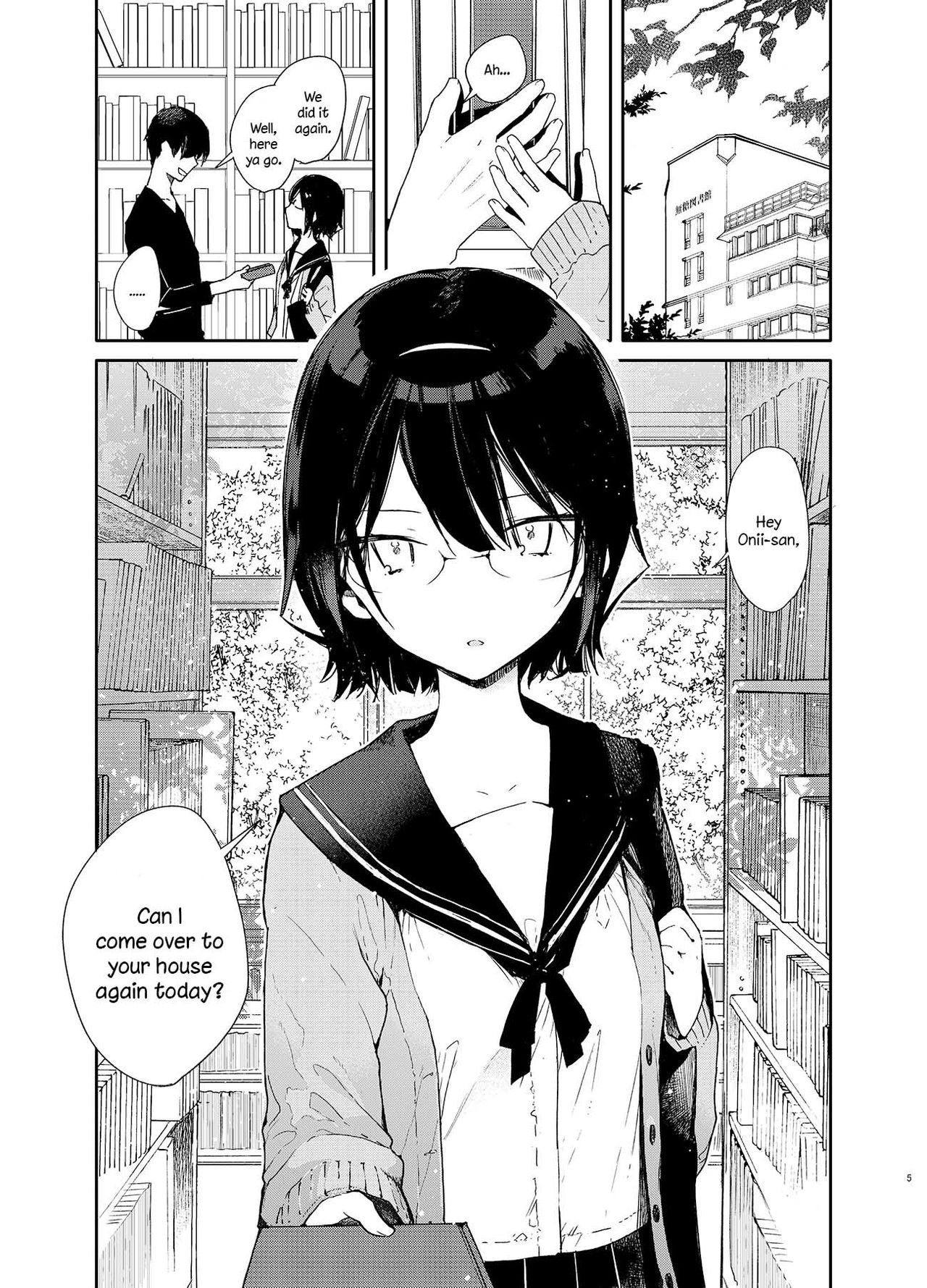 Chiteki Bungaku Bishoujo to Ikimakuri Obenkyou Ecchi page 5 full