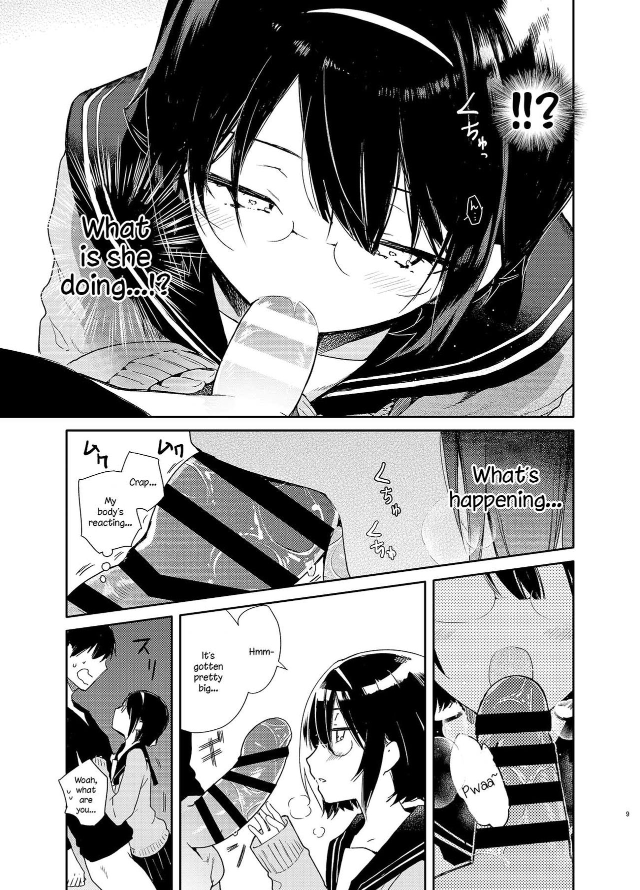 Chiteki Bungaku Bishoujo to Ikimakuri Obenkyou Ecchi page 9 full