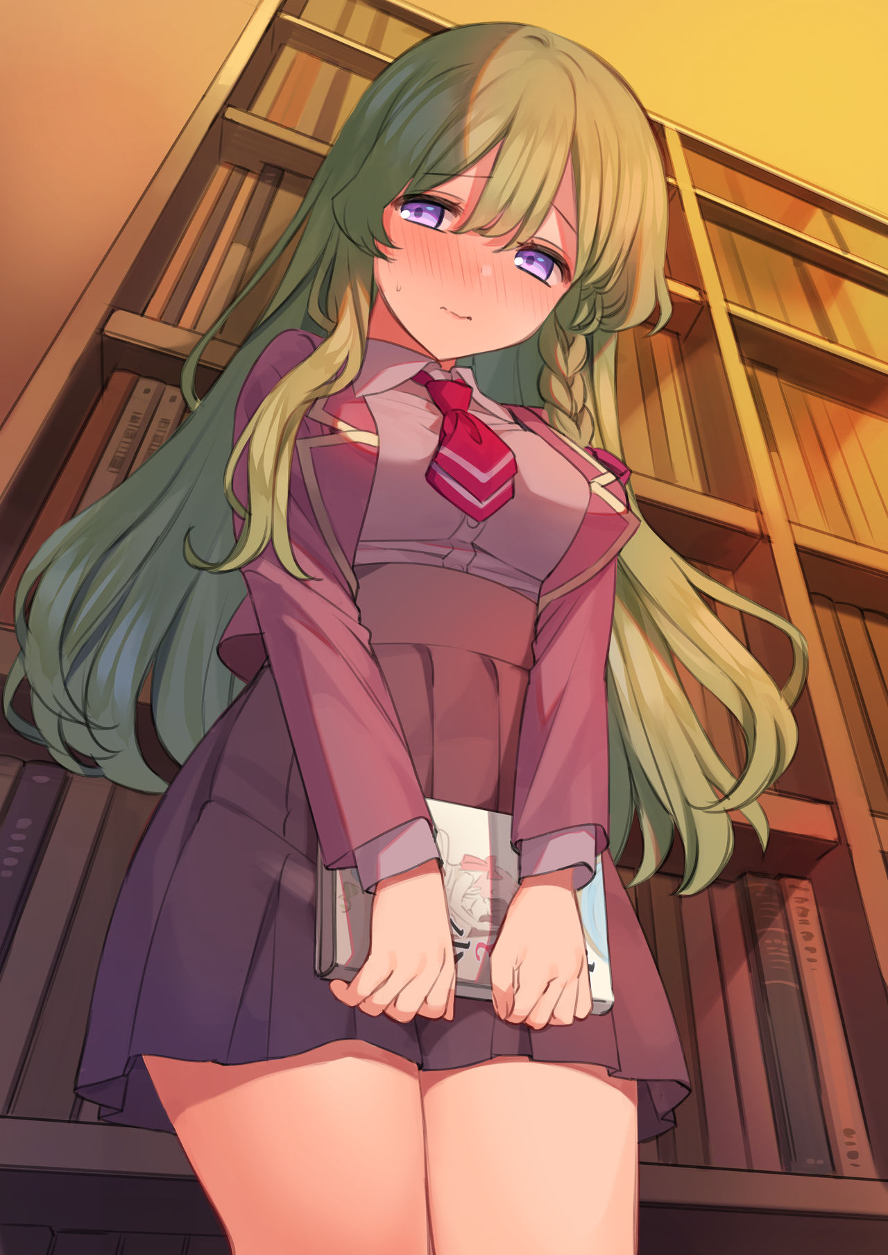 Hondana no kagede Onani ga tomerarenai Tosho Iinchan page 1 full