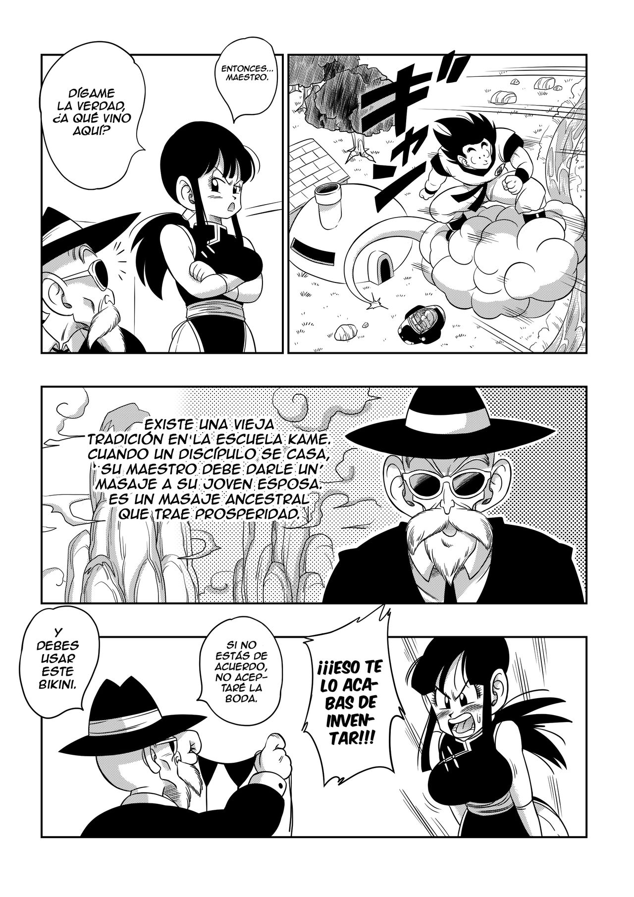 "An Ancient Tradition" - Young Wife is Harassed! | "Una Antigua Tradición" - ¡Acosar a la Joven Esposa! page 6 full