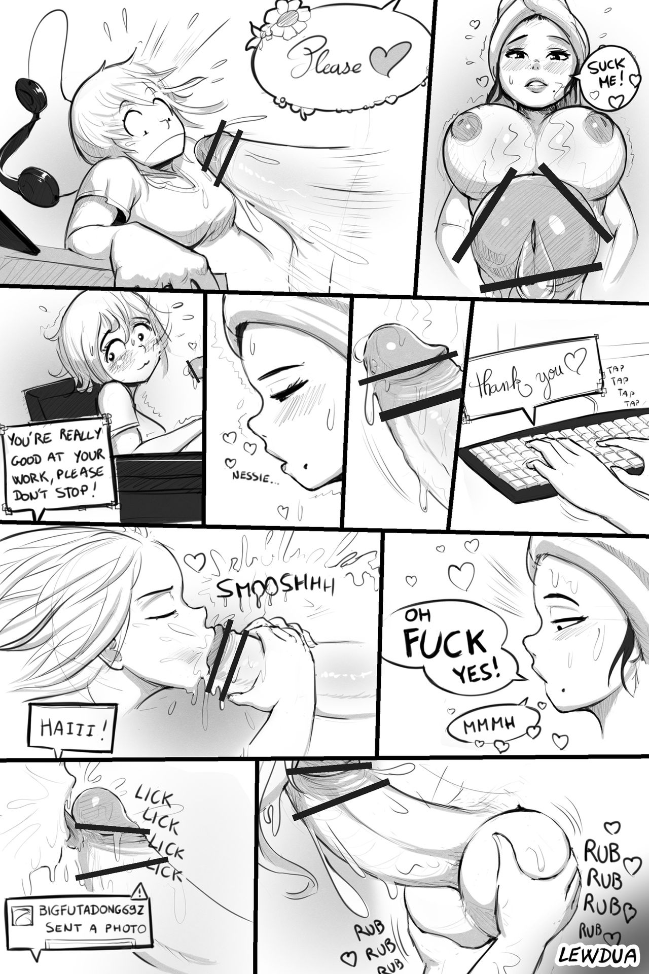 “My Two Loves” - Nessie and Alison page 3 full