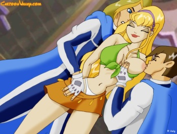 Stella Winx banged by two hard cocks cover