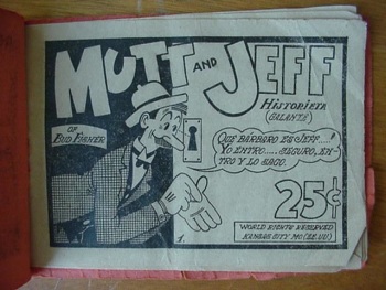 Mutt and Jeff: Historieta cover