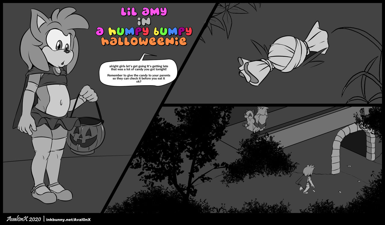 Cubtober 2020 - Lil Amy in A Humpy Bumpy Halloweenie page 1 full