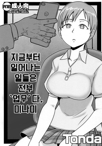 Korekara Suru Koto wa Zenbu Shigoto Da Zo Minami cover