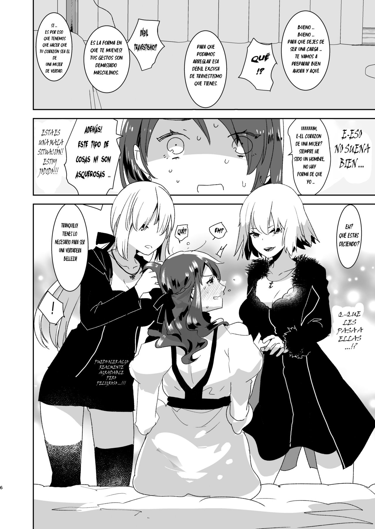 Futanari Alter-tachi ni Josou Shita Ore ga Okasareru Hanashi page 5 full