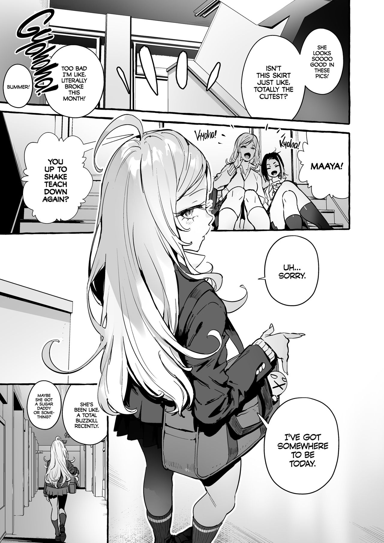 Futanari-san to Nonke-san♀Hatsu Date Hen | Straight Girl Meets Futa: The First Date page 3 full