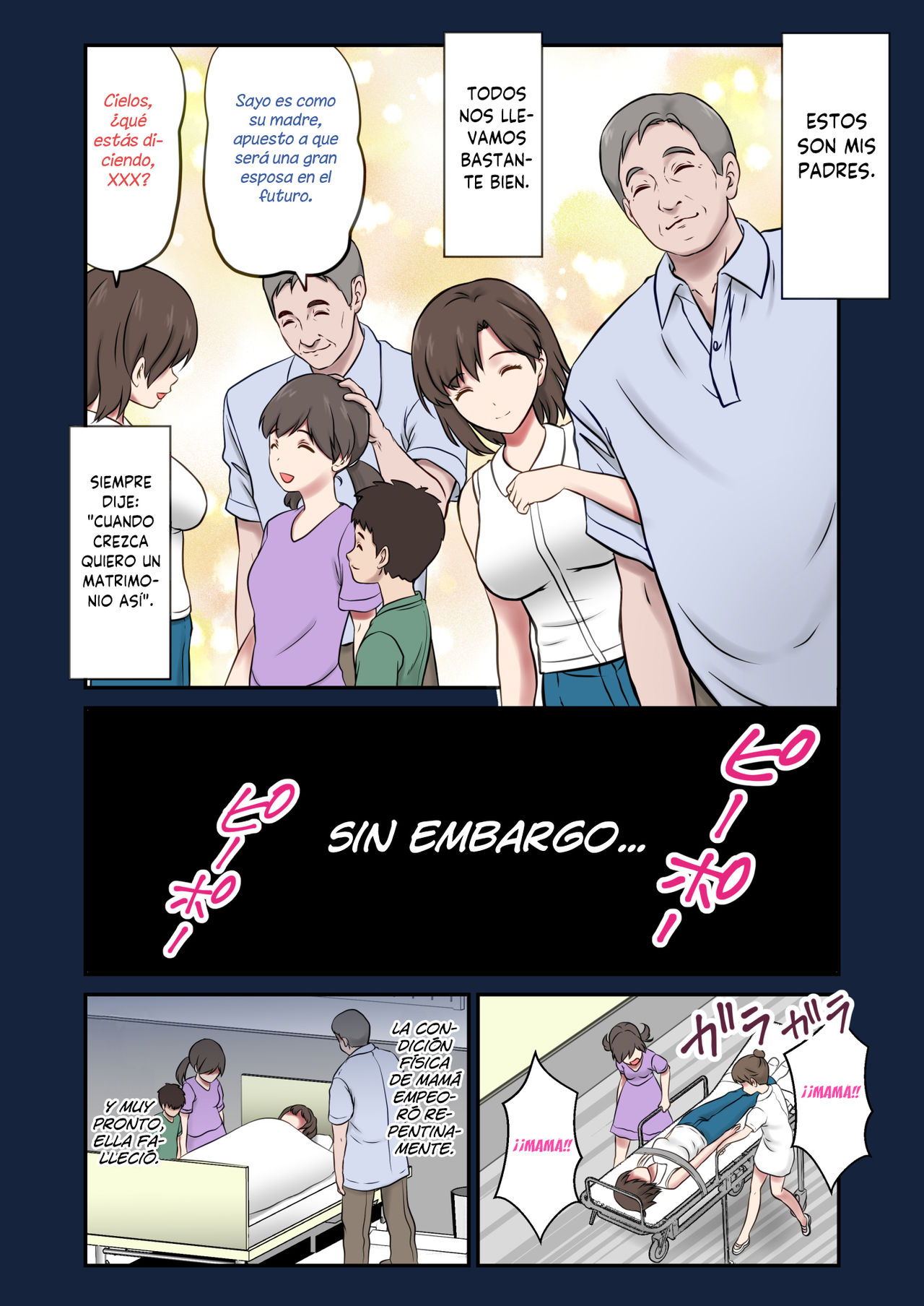 Migawari Tsuma -Naki Haha no Kawari ni Chichioya ni Dakareru Musume- | La esposa sustituta -Una hija que es embarazada por su padre en lugar de su difunta madre.- page 2 full
