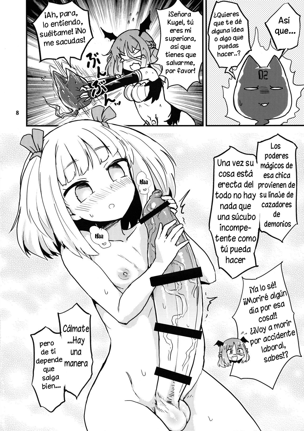 Yowayowa Futanari Succubus-chan# 02 page 8 full