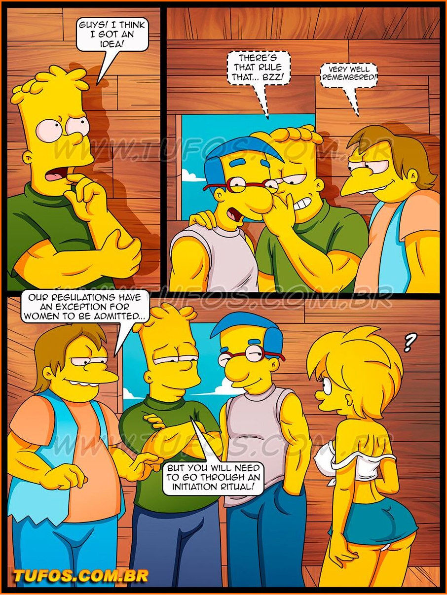 The Simpsons 24 – Men’s Club page 5 full