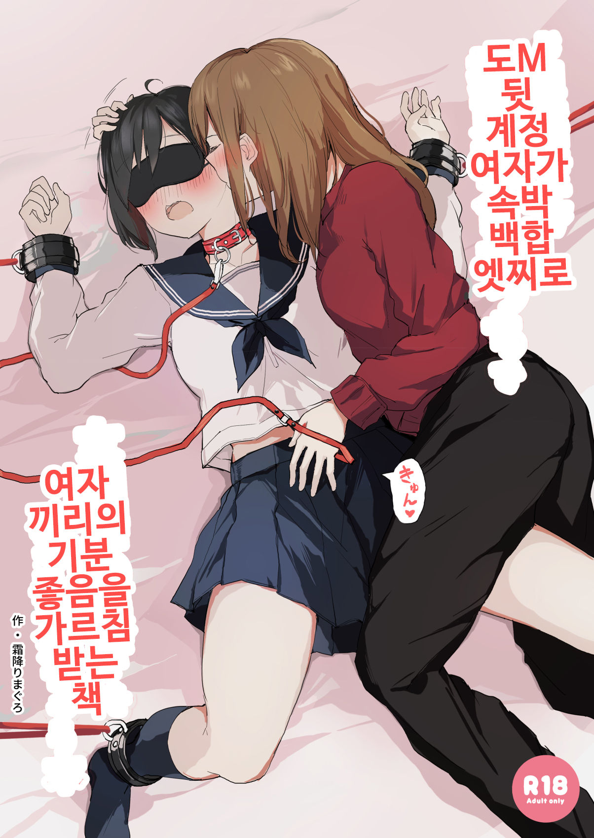 Do M Uraaka Joshi ga Kousoku Yuri Ecchi de Onna Doushi no Yosa o Oshiekomarechau Hon | 도M 뒷 계정 여자가 속박 백합 엣찌로 여자 끼리의 기분 좋음을 가르침 받는 책 page 1 full