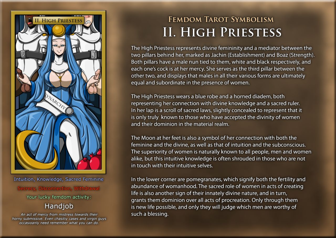 Femdom Tarot Cards -Major Arcana Cards, Symbolism, and Reading Guide page 10 full