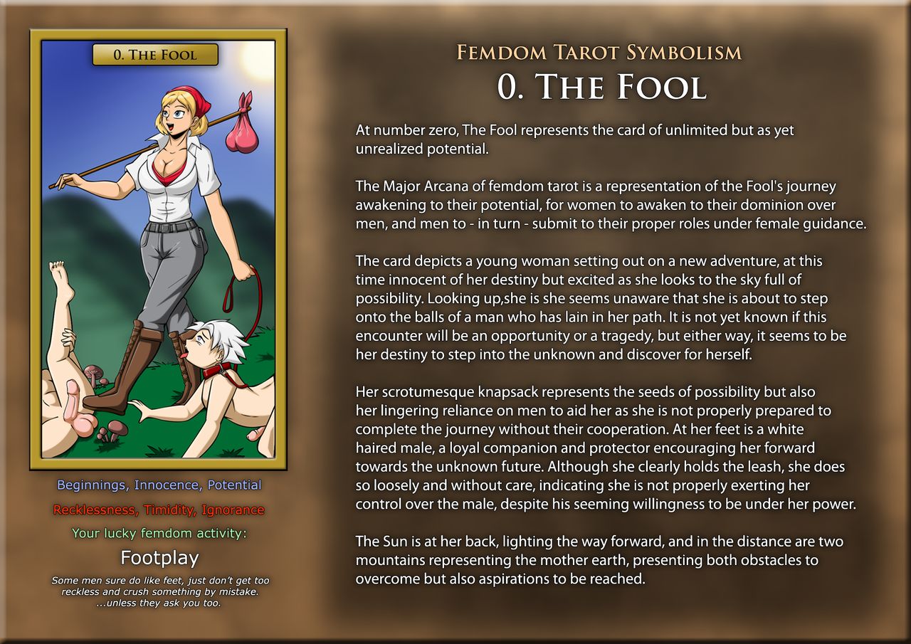 Femdom Tarot Cards -Major Arcana Cards, Symbolism, and Reading Guide page 4 full