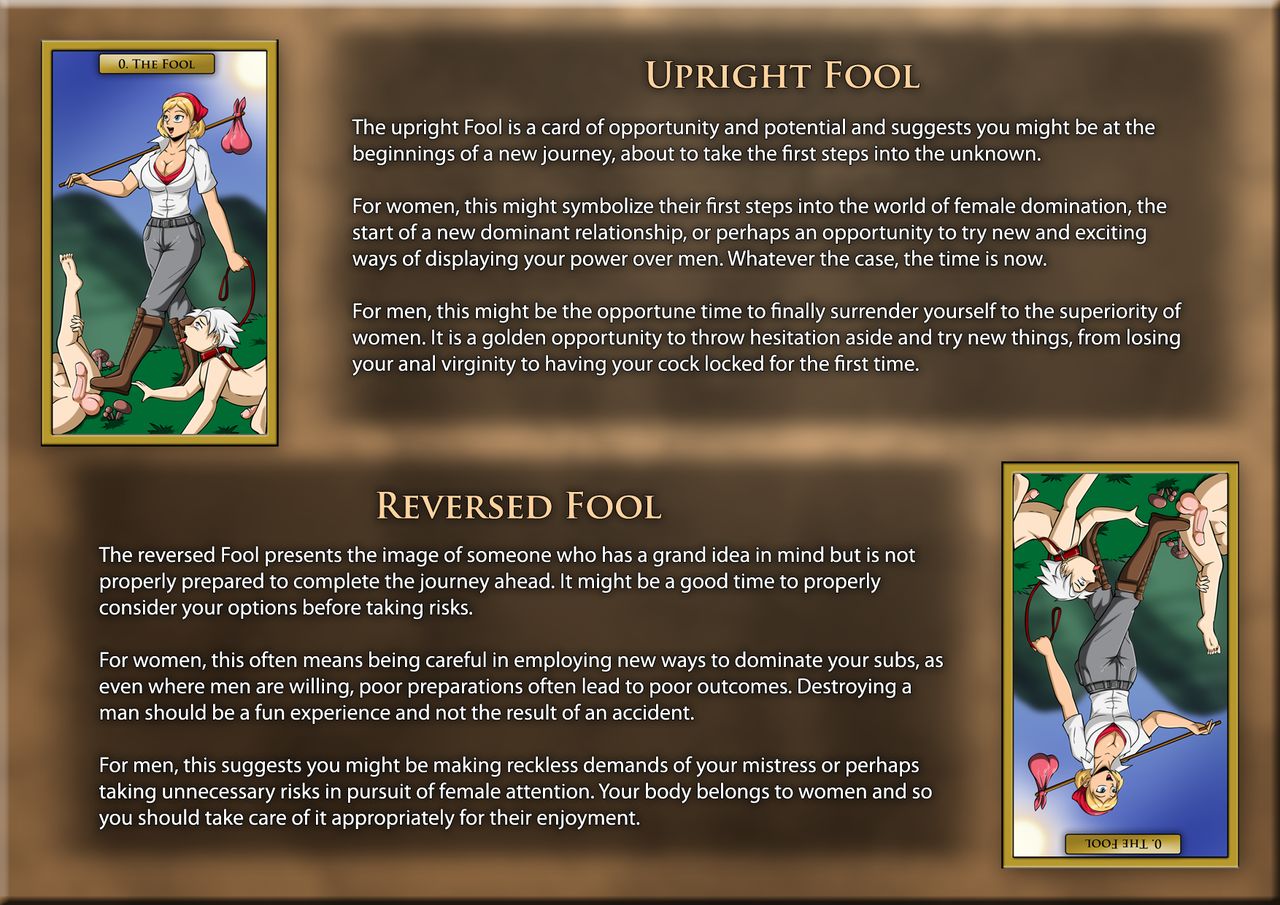 Femdom Tarot Cards -Major Arcana Cards, Symbolism, and Reading Guide page 5 full