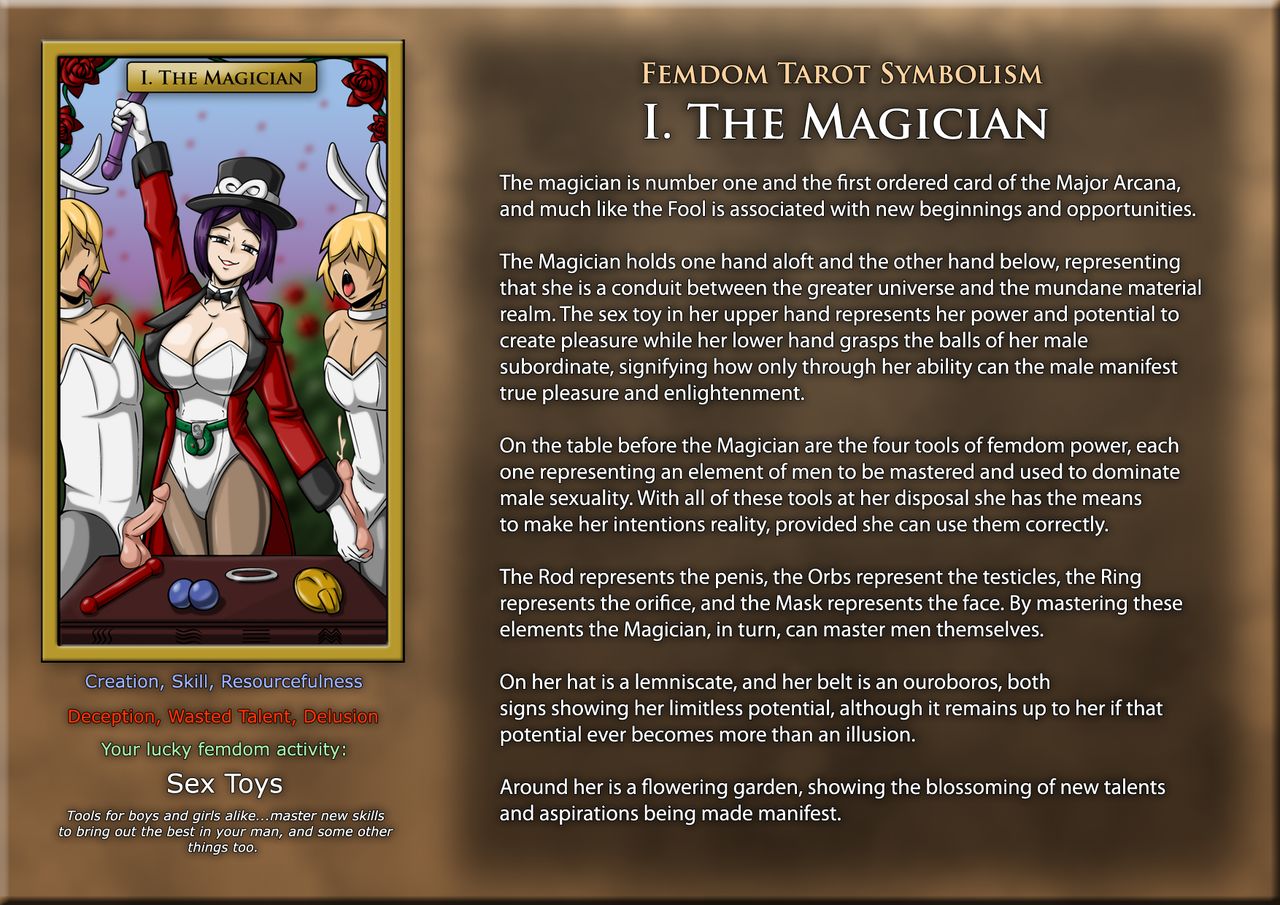 Femdom Tarot Cards -Major Arcana Cards, Symbolism, and Reading Guide page 7 full