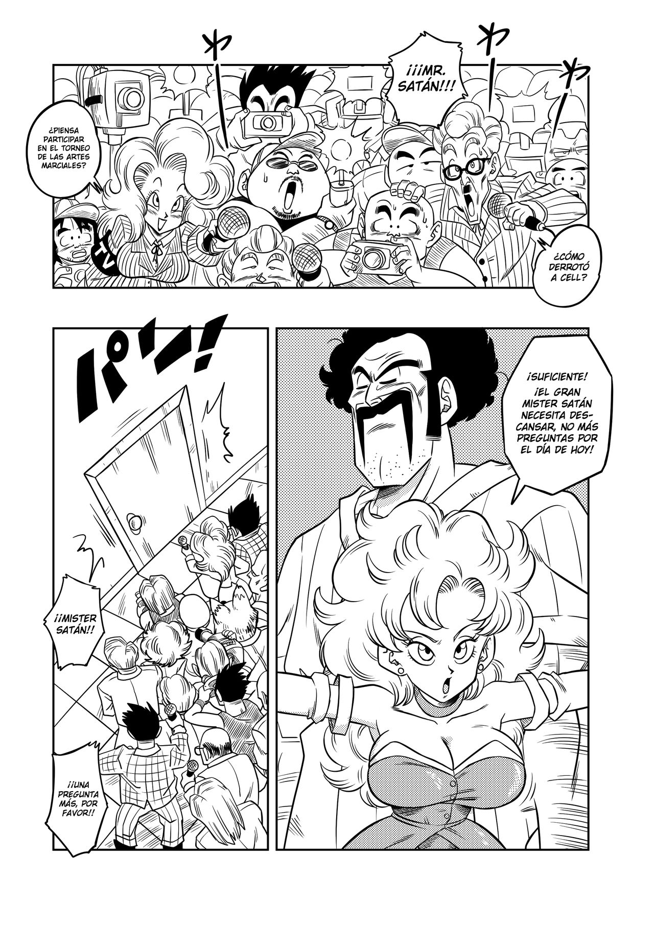 Mister Satan no Himitsu no Training | El Entrenamiento Secreto de Mr. Satán page 3 full