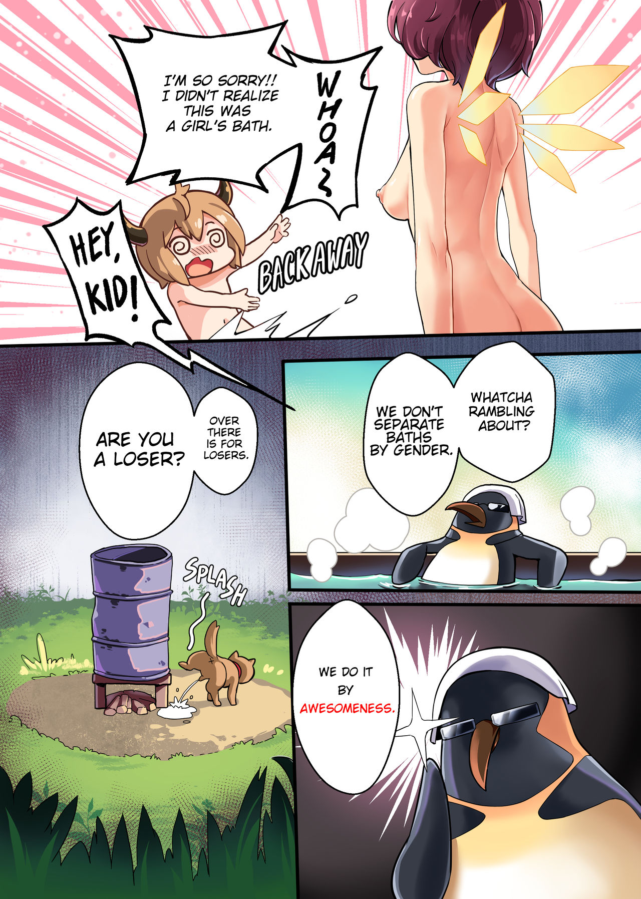 Doki Doki Penguin Bathroom page 5 full