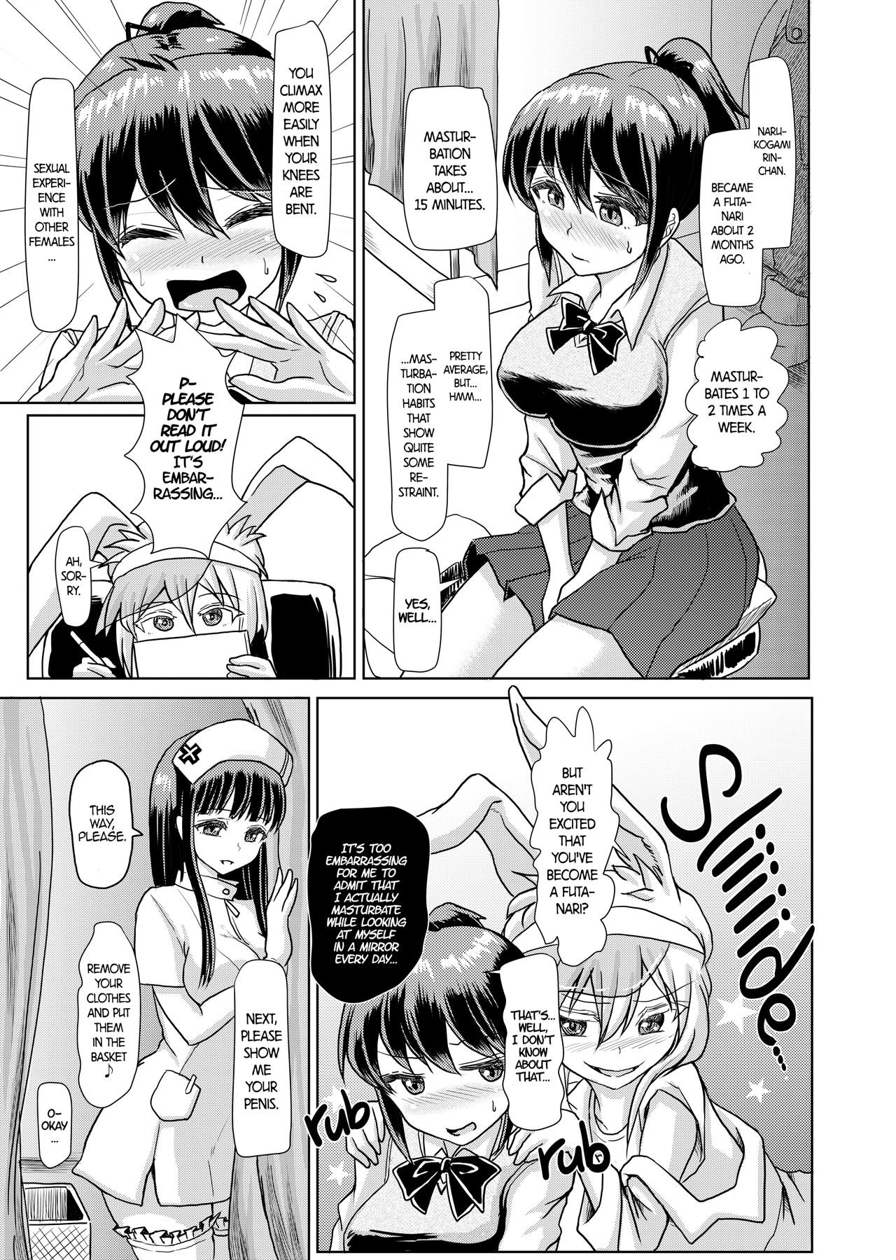 Futanarikko Shintai Kensa | Futanari Check-Up page 4 full