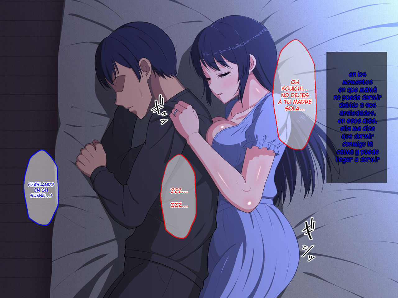 Sabishigari Bijin Haha wa Musuko to no Aiyoku Sex ni Oboreru page 7 full