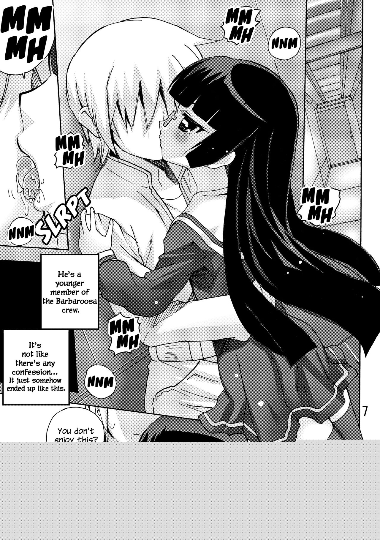 Koisuru Uchuu Kaizoku Musume  - Yuri, Lamp-kan no Himegoto hen - | Space Pirate Girls in Love - Yuri Secret of Lamp Cafe page 7 full