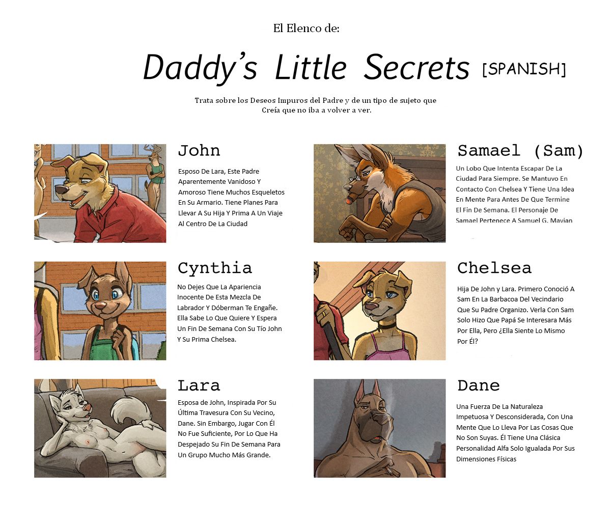 El Pequeño Secreto de Papá  Español Zaush page 1 full