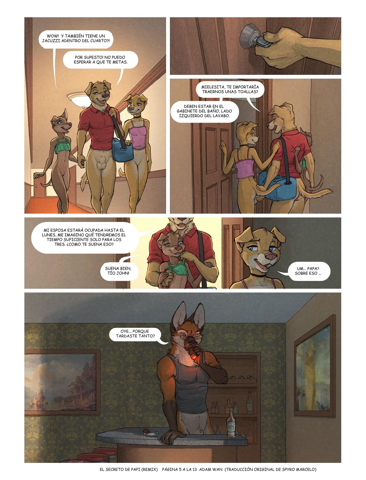 El Pequeño Secreto de Papá  Español Zaush page 6 full
