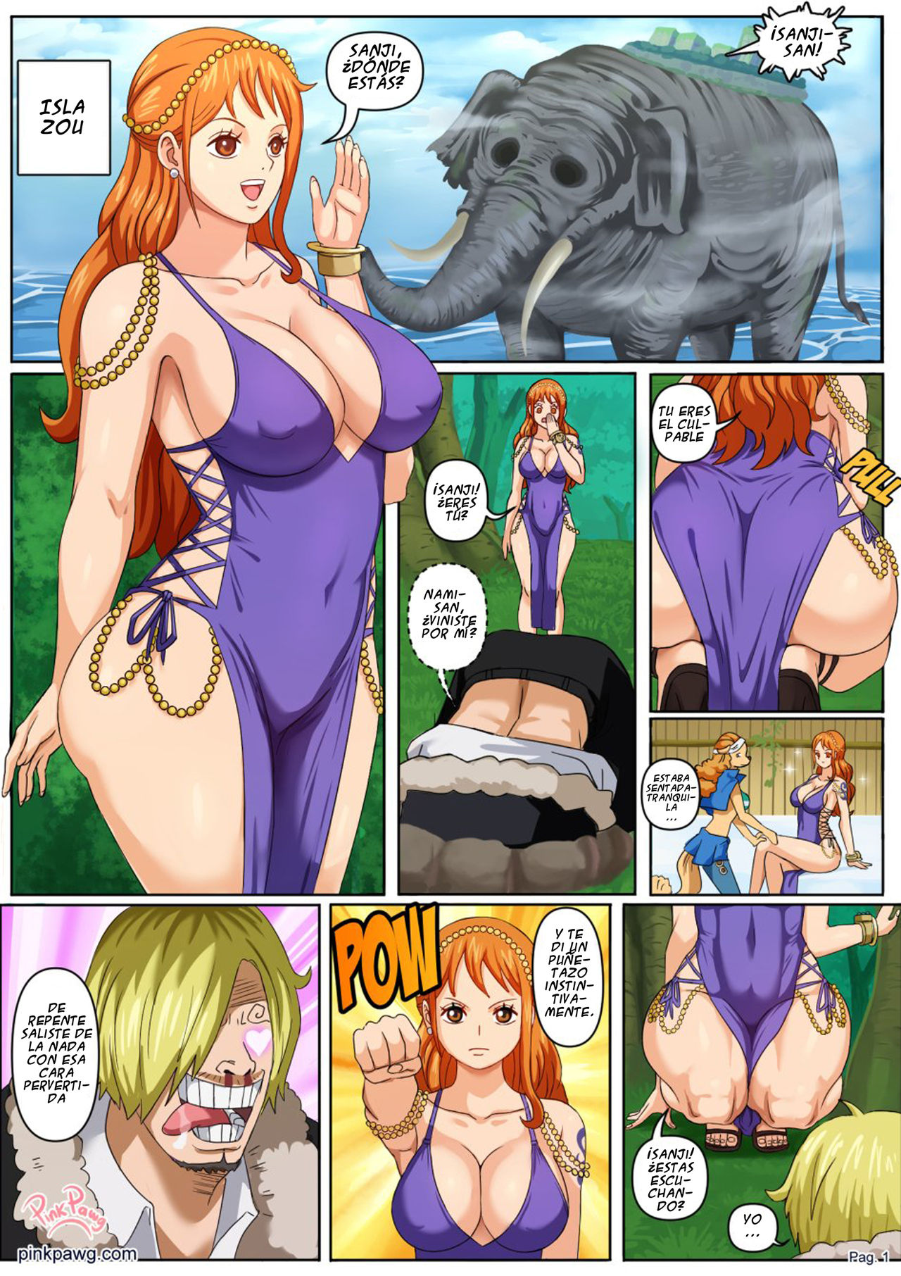 Nami in Zou Island + Extras page 2 full