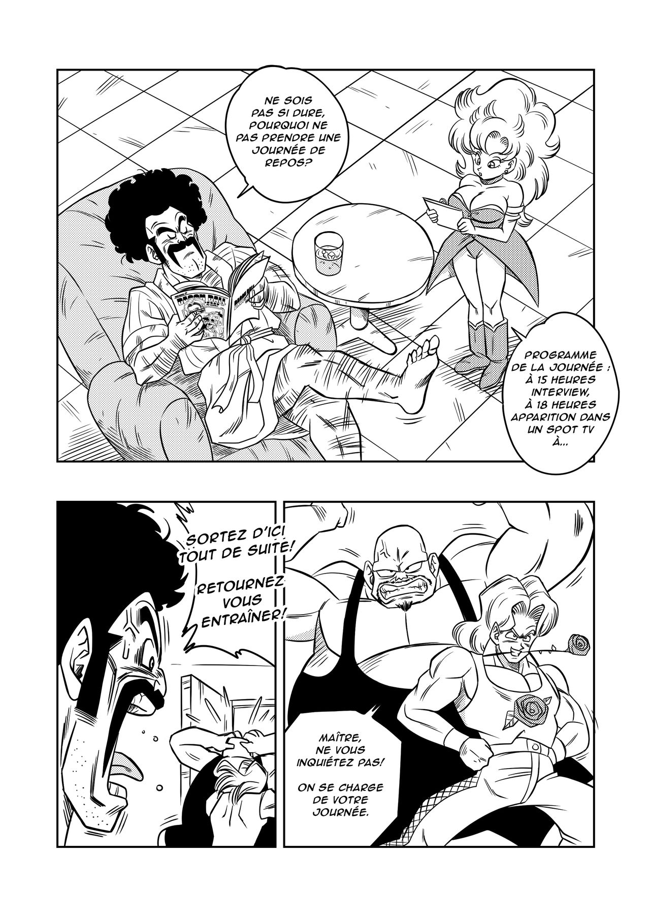 Mister Satan no Himitsu no Training | Mr. Satan's Secret Training page 4 full
